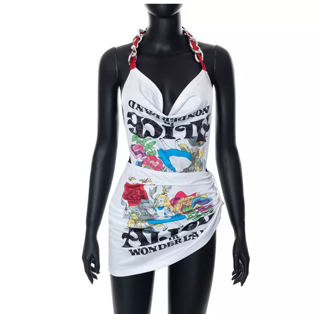 Alice in wonder dress Small