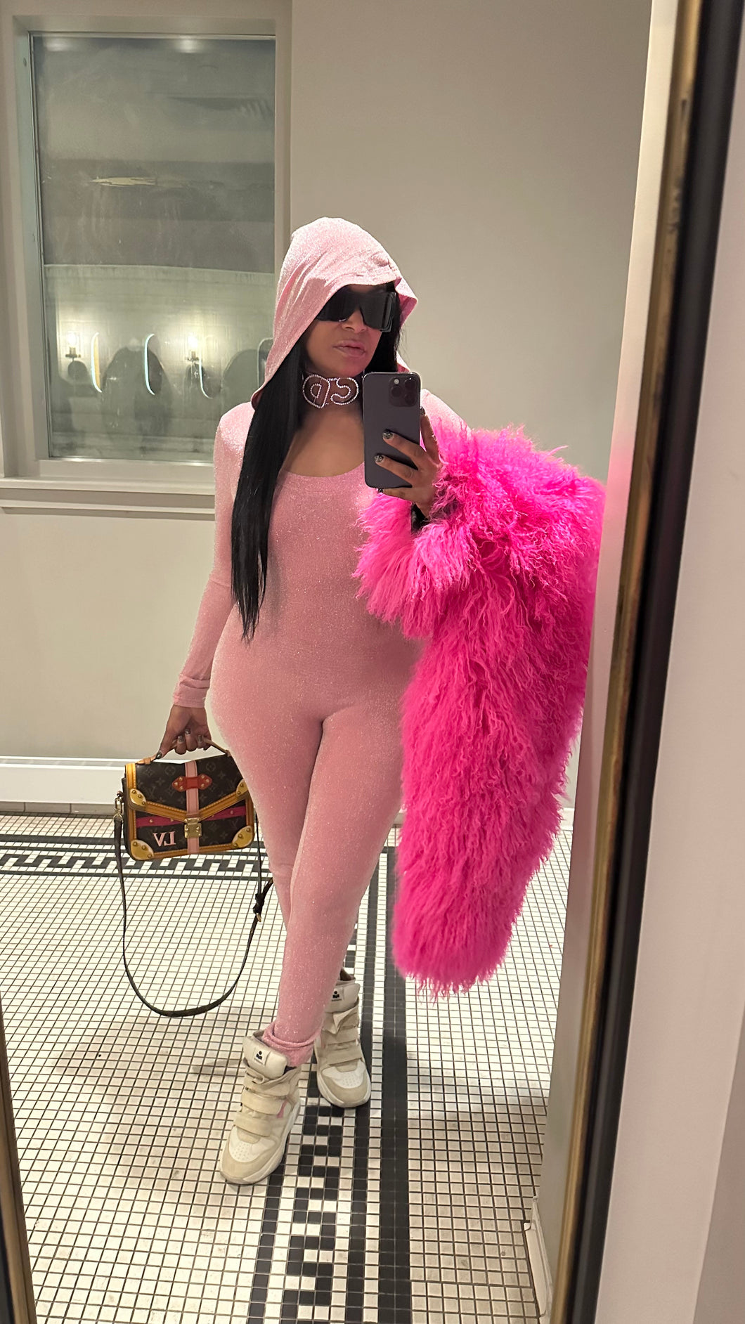 Hooded jumpsuit