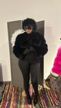 Load image into Gallery viewer, Black luxury crop fur

