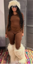 Load image into Gallery viewer, High Mongolian fur boots beige or black boots
