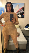 Load image into Gallery viewer, Lacy jumpsuit with skirt
