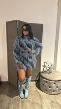 Load image into Gallery viewer, Indigo skirt set

