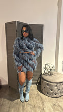 Load image into Gallery viewer, Indigo skirt set
