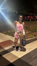 Load image into Gallery viewer, Pink Rose bustier top
