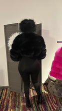 Load image into Gallery viewer, Black luxury crop fur
