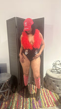 Load image into Gallery viewer, Jeweled hands tulle bodysuit
