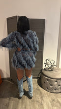 Load image into Gallery viewer, Indigo skirt set
