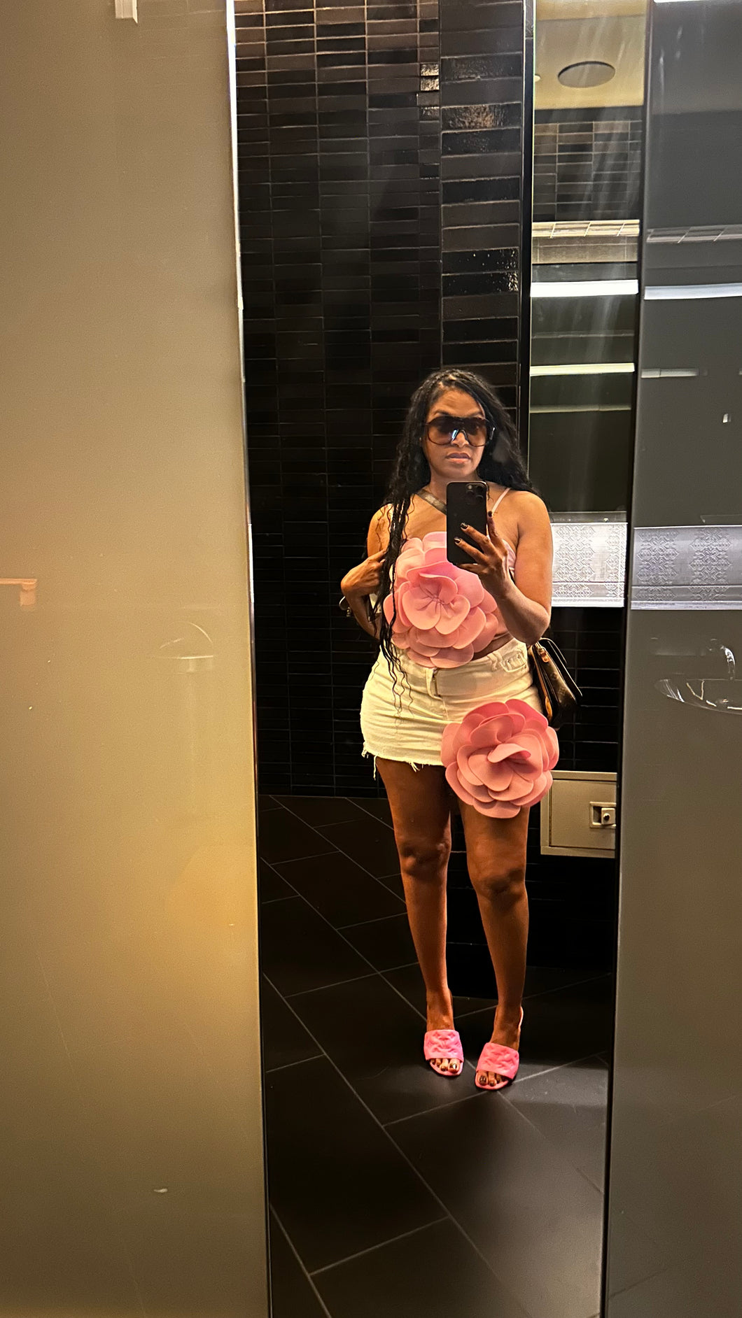 Pink Rose bustier top
