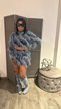 Load image into Gallery viewer, Indigo skirt set
