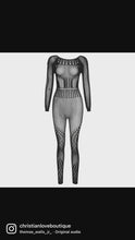 Load and play video in Gallery viewer, Barely there black jumpsuit
