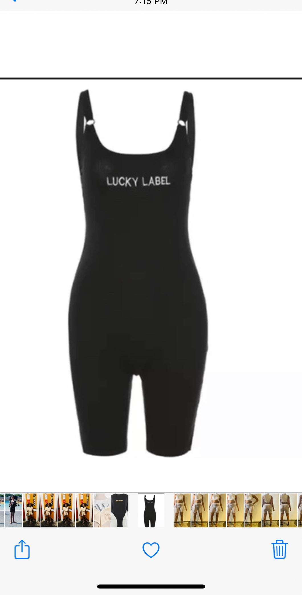 Lucky girl romper