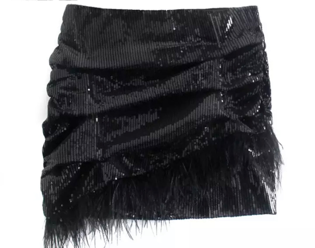 Sequin party skirt