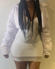 Load image into Gallery viewer, White crop jacket
