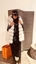 Load image into Gallery viewer, Platinum-fox hooded vest
