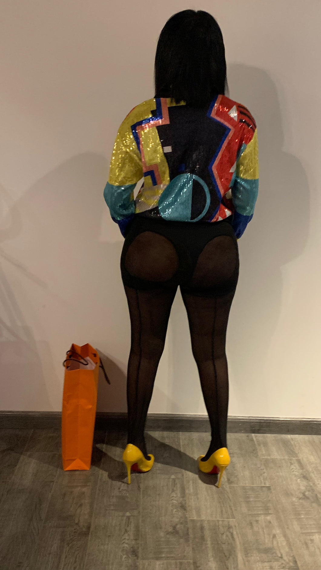Sequin Galaxy lightweight jacket