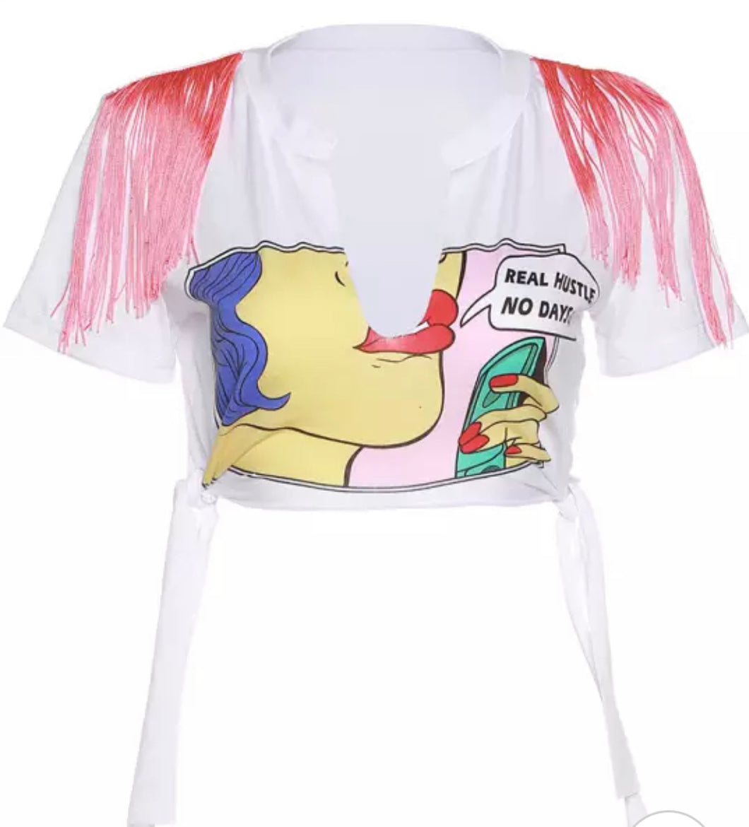 Hustle glam tee