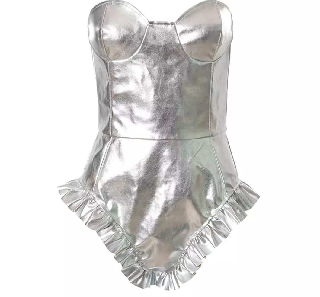 Silver bullet romper