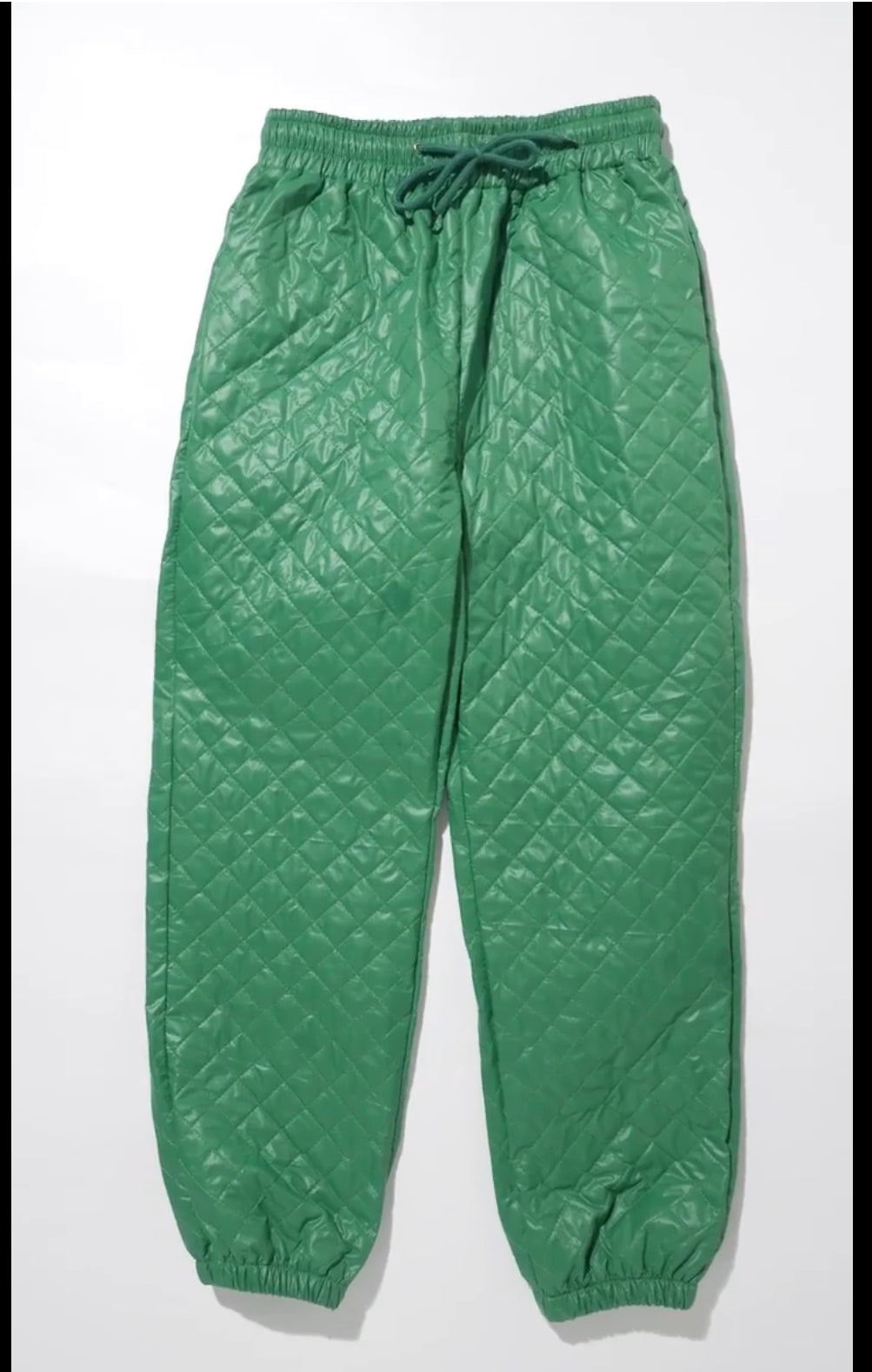 Vegan quilted sweats