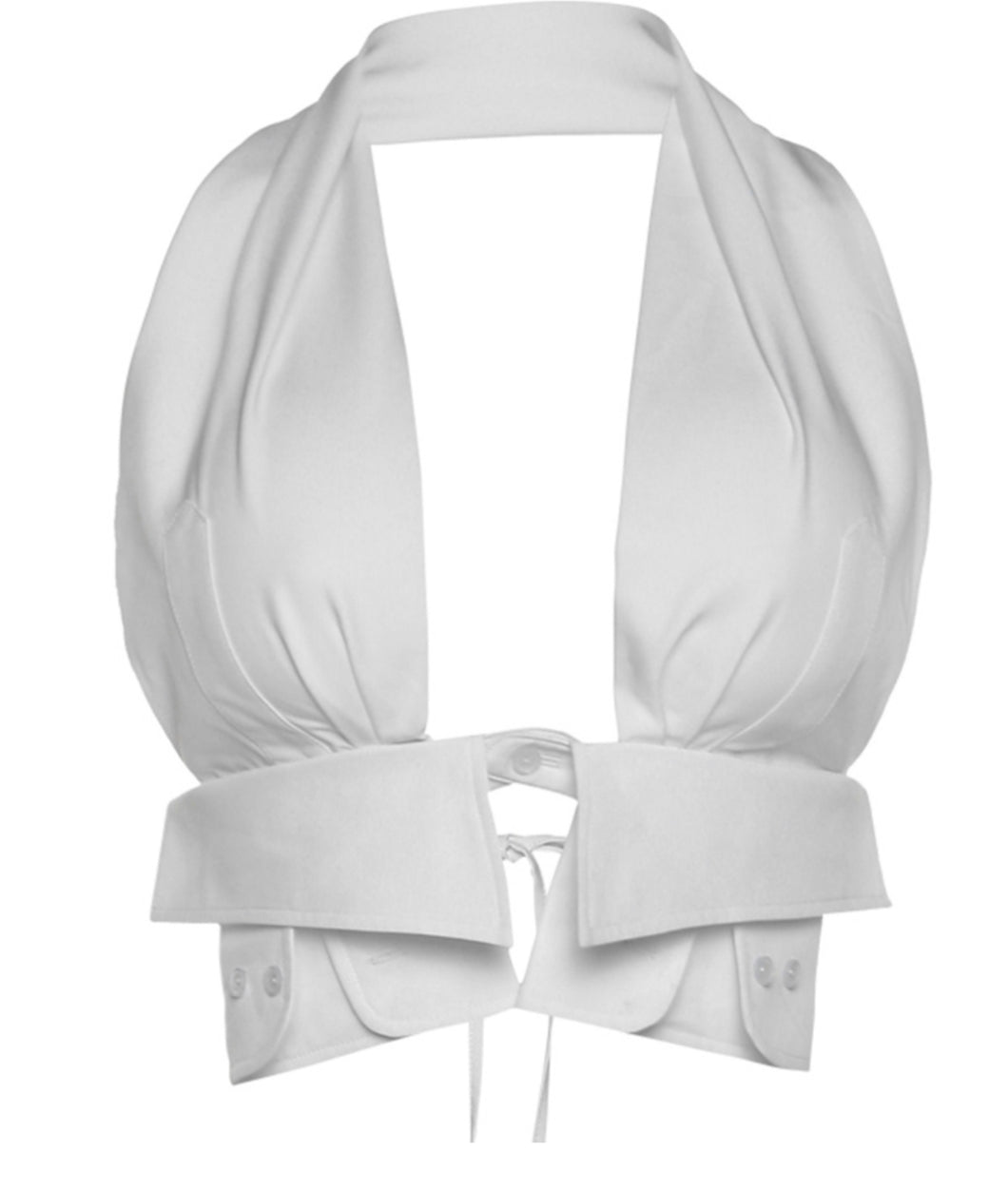 White shirt halter