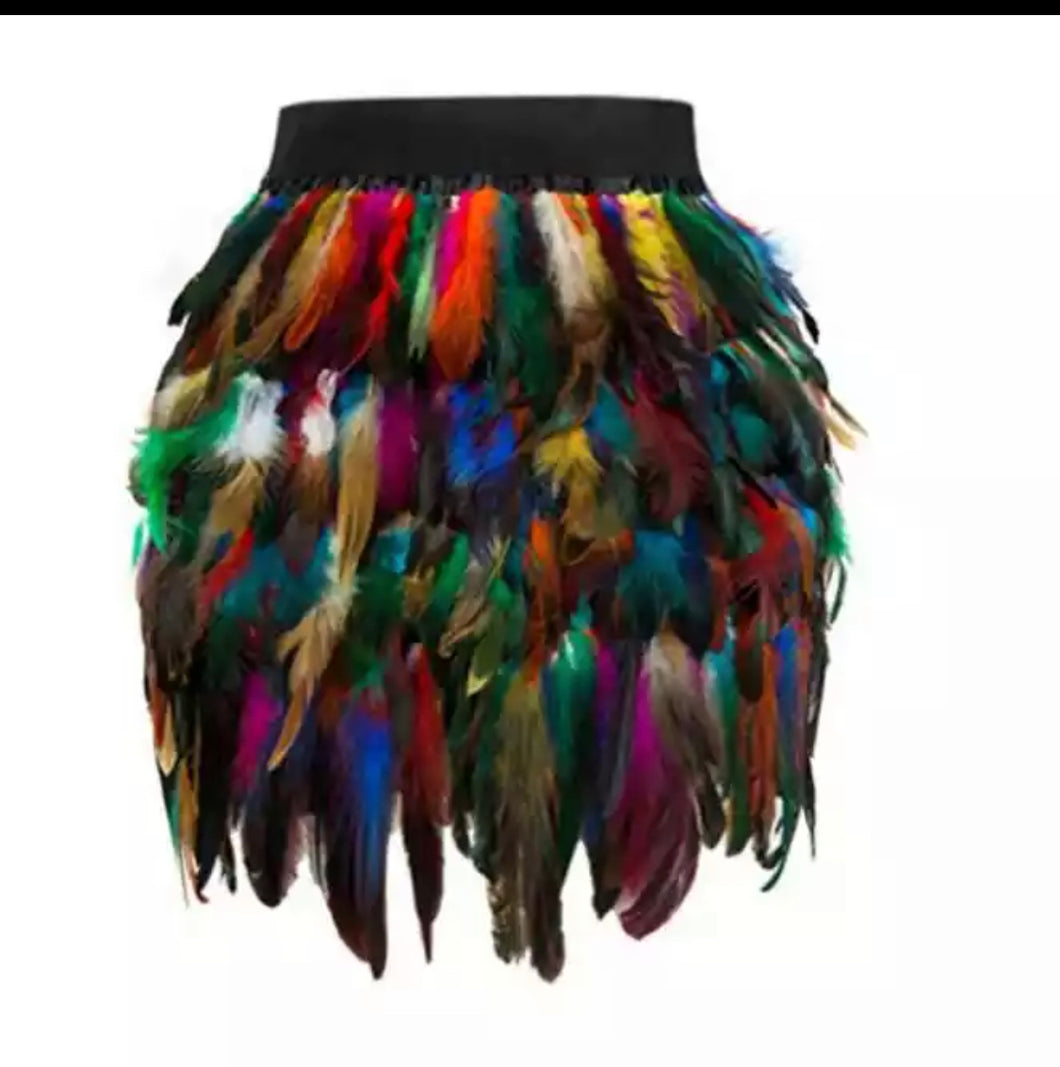 Birds of a feather skirt