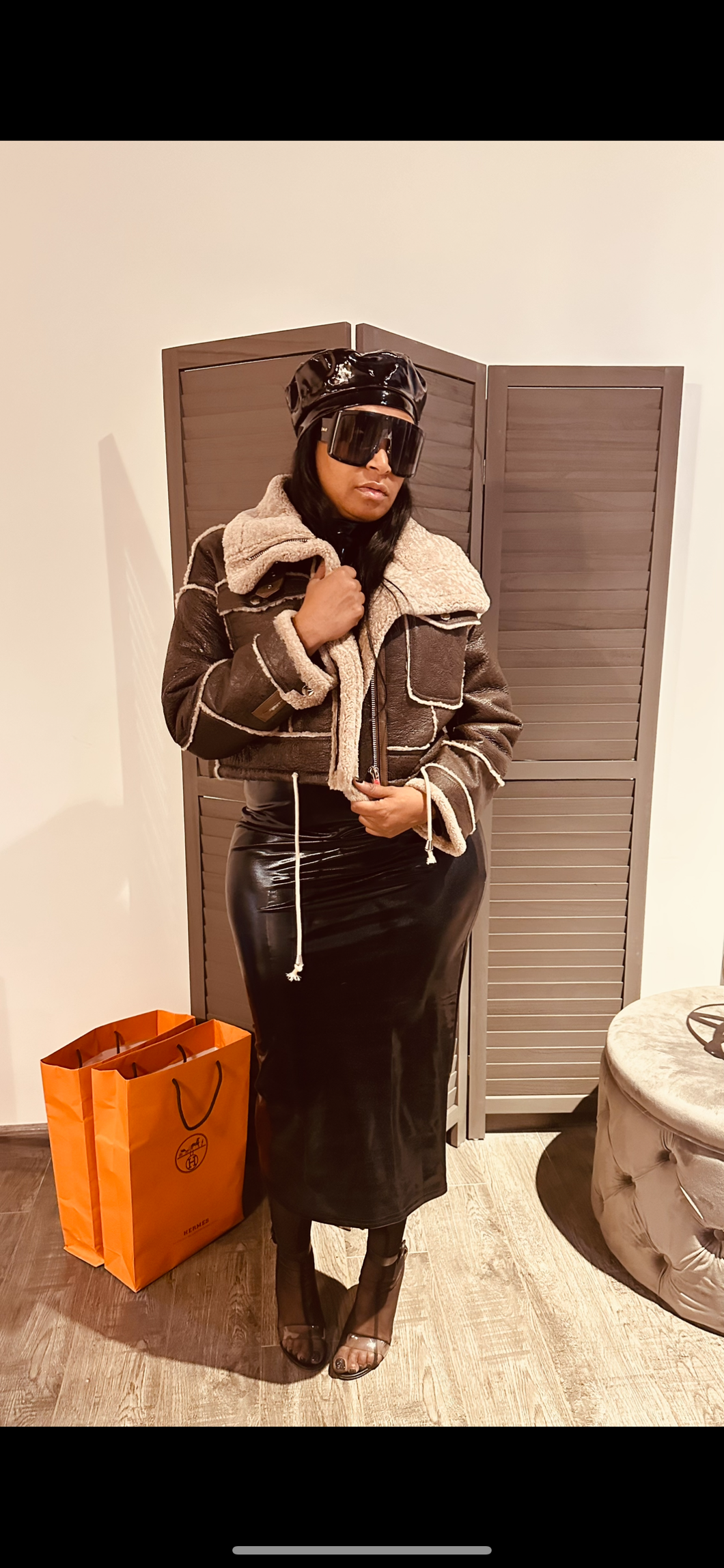 Cappuccino Shearing jacket