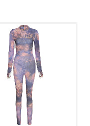 Purple cloud jumpsuit