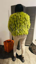 Load image into Gallery viewer, Avocado green fur bling jacket
